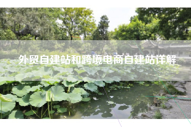 外贸自建站和跨境电商自建站详解